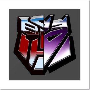 Autobot vs Decepticons Posters and Art